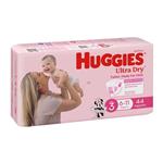 Huggies Ultra Dry Nappies Size 3 Girl 6-11kg Bulk 44 Pack