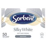 Sorbent Facial Tissues Silky White 50 Pack