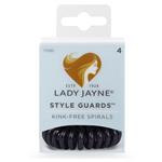 Lady Jayne Style Guards Spiral Elastics Blue 4 Pack