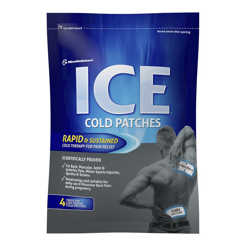 ICE Cold Patches 4 Pack