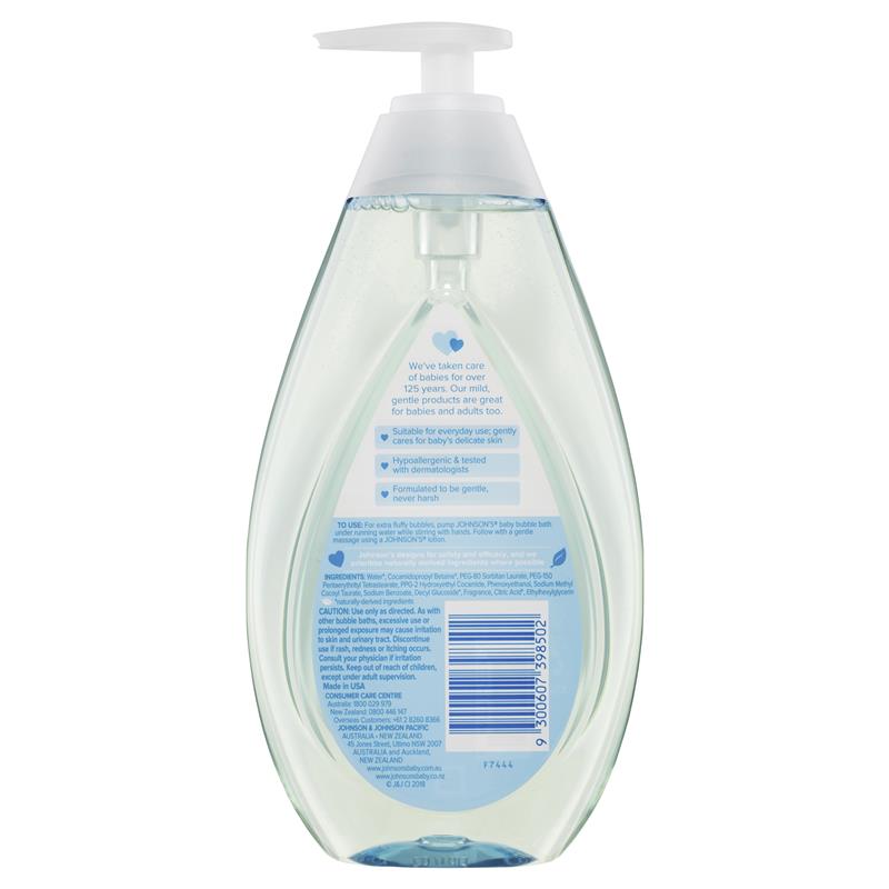 Buy Johnsons Baby Bubble Bath 500mL Online at Chemist Warehouse®