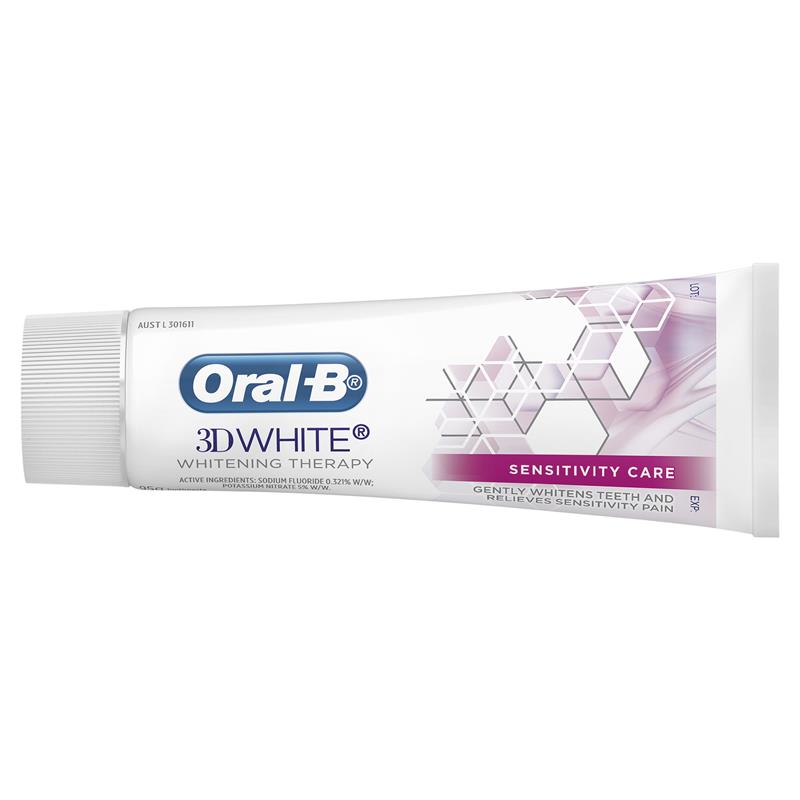 Buy Oral B Toothpaste 3D White Teeth Whitening Therapy Sensitivity Care
