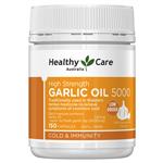 Healthy Care High Strength Garlic Oil 5000mg 150 Capsules