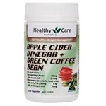 Healthy Care Apple Cider Vinegar + Green Coffee Bean 120 Capsules