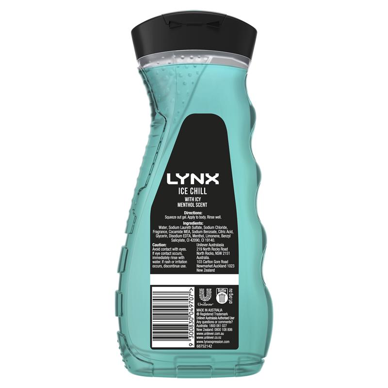 Buy Lynx Body Wash Ice Chill 400ml Online at Chemist Warehouse®