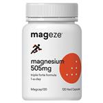 Mageze Magnesium 505mg One a Day 120 Capsules