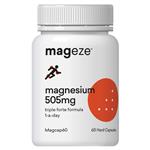 Mageze Magnesium 505mg One a Day 60 Capsules