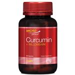 Microgenics Curcumin + Willowbark 60 Capsules