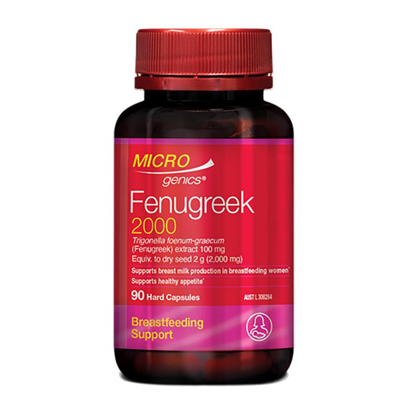 Microgenics Fenugreek 2000 90 Capsules