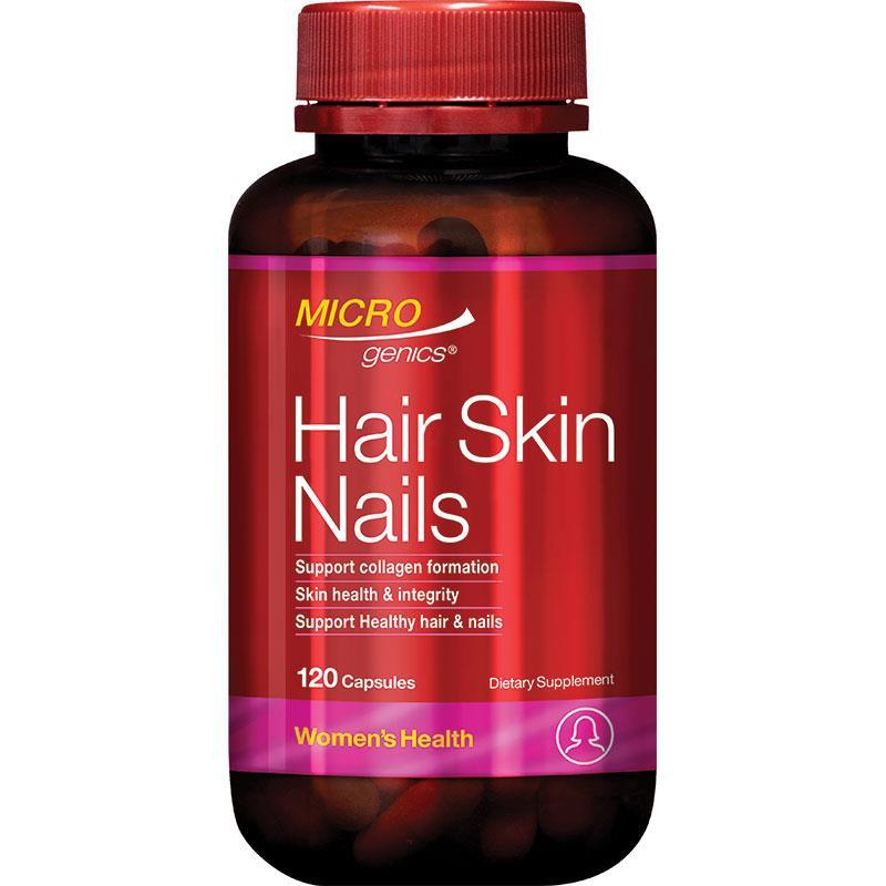 Buy Microgenics Hair Skin Nails 120 Capsules Online at Chemist Warehouse®