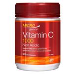 Microgenics Vitamin C 1000 Non Acidic 200 Capsules