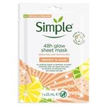 Simple Kind to Skin Radiance Boost Facial Sheet Mask 25ml