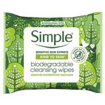 Simple Biodegradable Cleansing Wipes 25