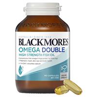 Buy Blackmores Omega Double High Strength Fish Oil 90 Capsules Online ...