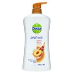 Dettol Shower Cream Peach & Raspberry 950mL Profresh Body Wash