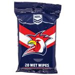NRL Wet Wipes Sydney Roosters 20 Pack