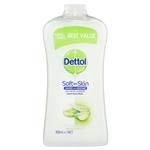 Dettol Hand Wash Aloe Vera Refill 950mL Vitamin E Antibacterial Liquid 