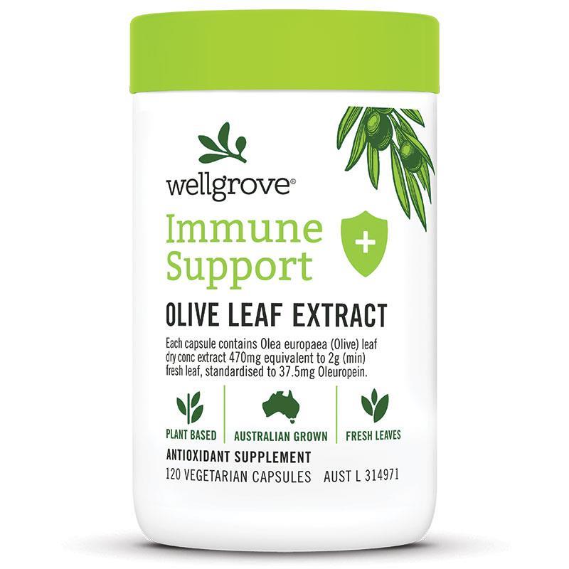 Buy Wellgrove Immune Support Olive Leaf Extract 120 Capsules Online at