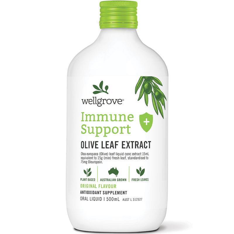 Buy Wellgrove Immune Support Olive Leaf Extract Natural 500ml Online at