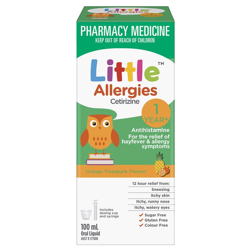 Buy Little Allergies Orange Pineapple 100ml Online at Chemist Warehouse®