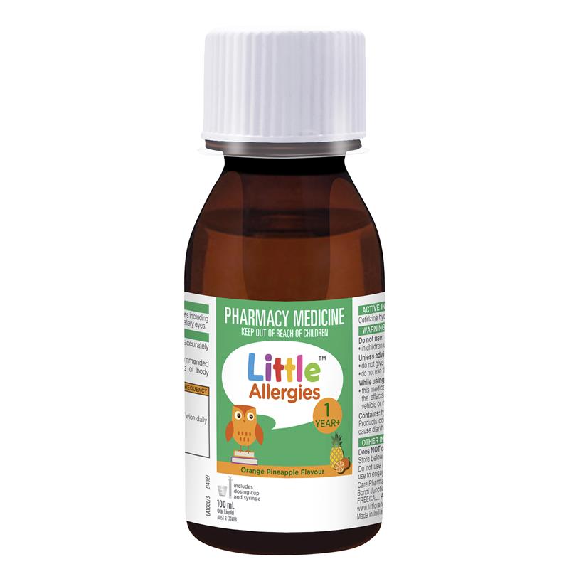 Buy Little Allergies Orange Pineapple 100ml Online at Chemist Warehouse®