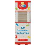 Go Baby Baby Contour Cotton Tips 100