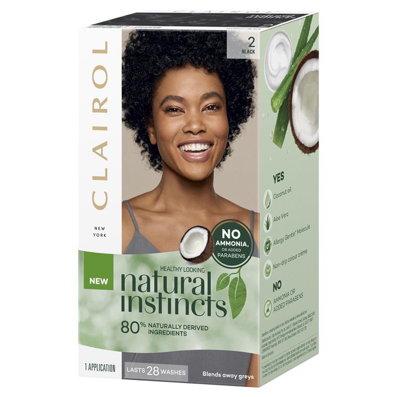 Buy Natural Instincts 2 Midnight, Black Semi Permanent Hair Colour Online  at Chemist Warehouse®