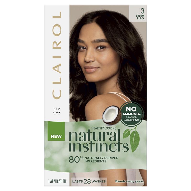 Buy Natural Instincts 3 Ebony Mocha, Brown Black Semi Permanent Hair Colour  Online at Chemist Warehouse®