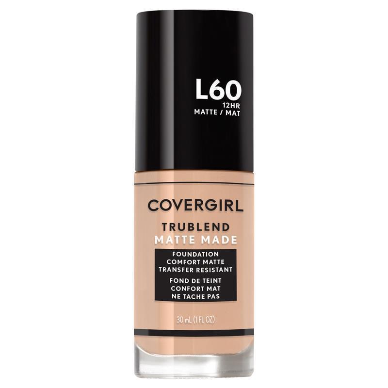 Buy Covergirl Trublend Matte Liquid Foundation L60 Light Nude 30ml