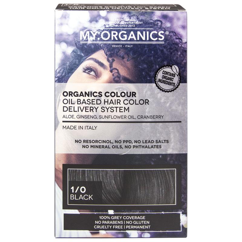 Buy My Organics Organic Hair Colour 1/0 Black Online at Chemist Warehouse®
