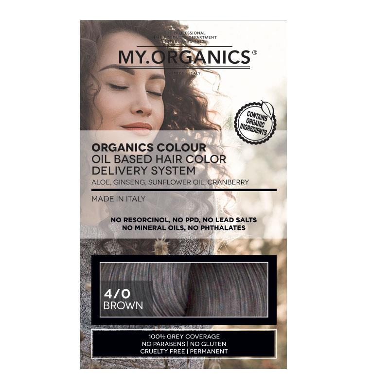 Buy My Organics Organic Hair Colour 4/0 Brown Online at Chemist Warehouse®