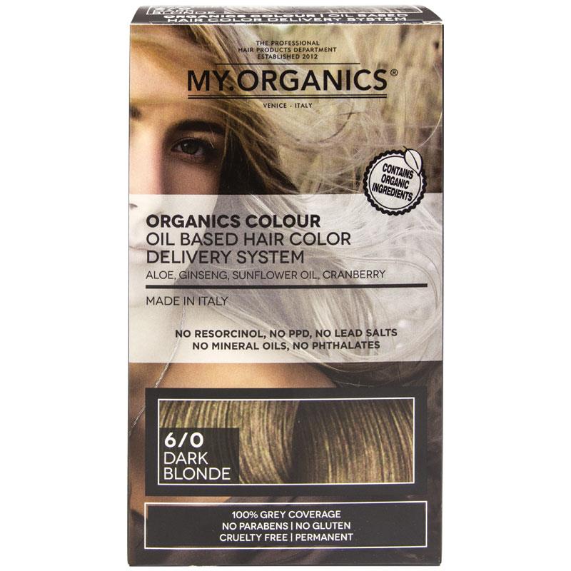 Buy My Organics Organic Hair Colour 6/0 Dark Blonde Online at Chemist  Warehouse®