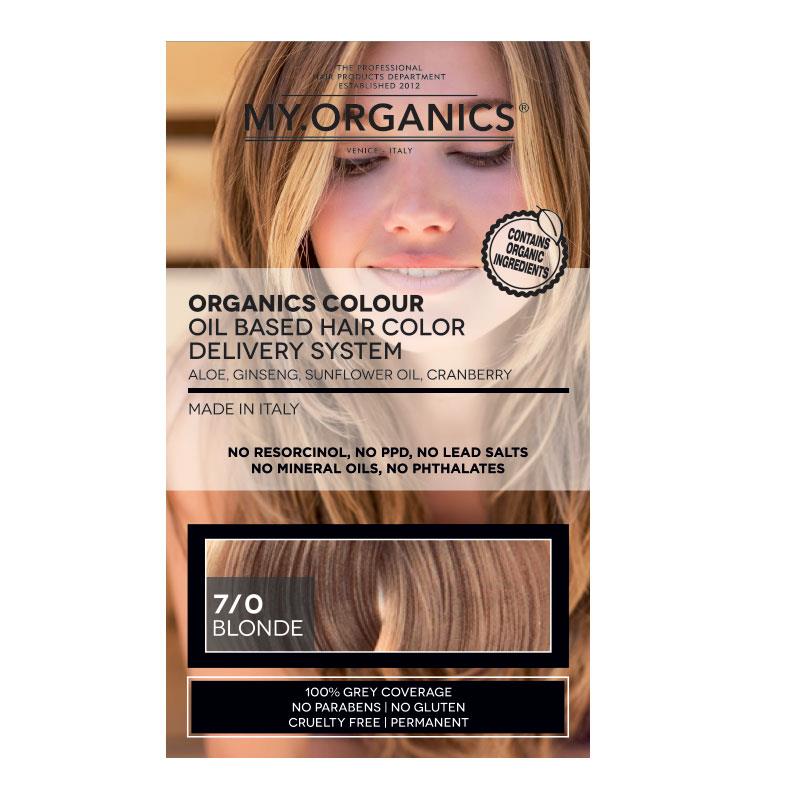 Buy My Organics Organic Hair Colour 7 0 Blonde Online At Chemist Warehouse
