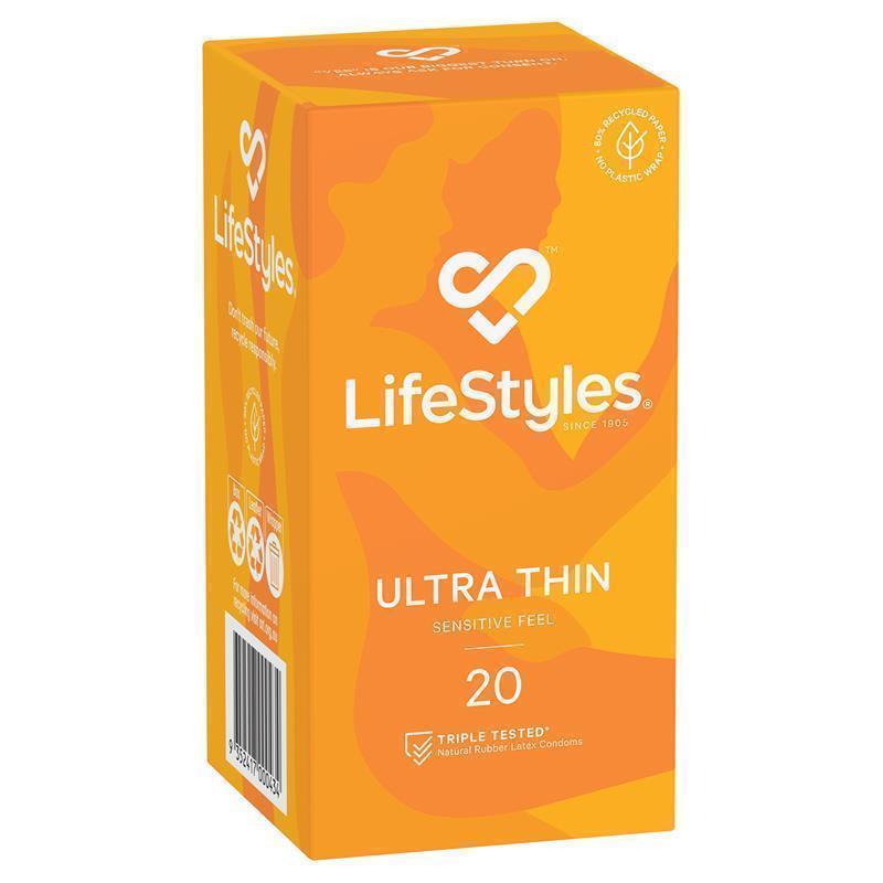 Buy LifeStyles Condoms Ultra Thin 20 Pack Online at Chemist Warehouse®