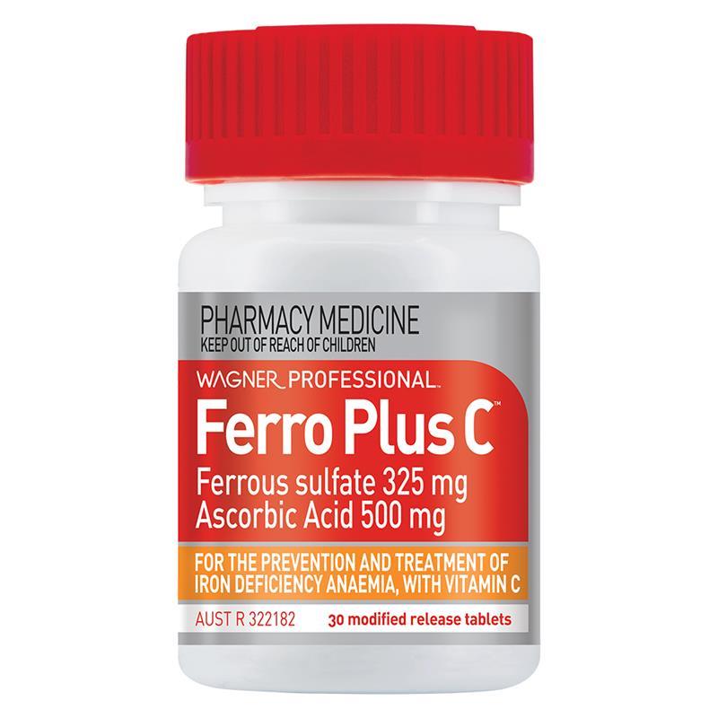 Wagner Professional Ferro Plus C 30 Modified Release Tablets