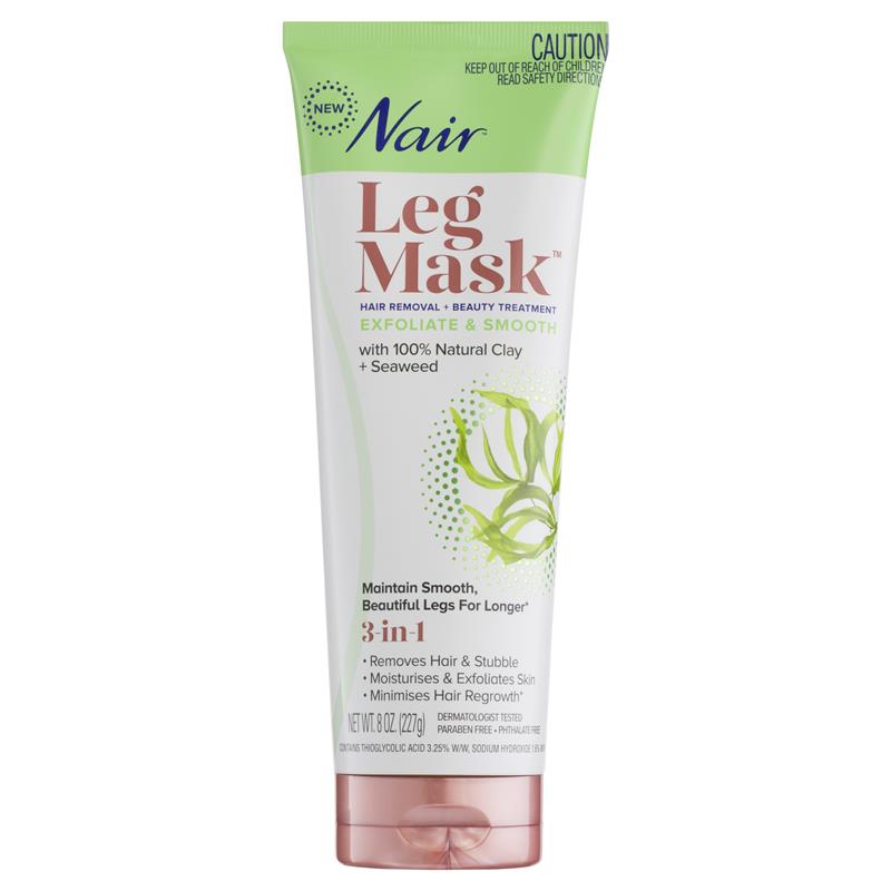 Buy Nair Leg Mask Hair Removal + Beauty Treatment 227g Online at Chemist  Warehouse®