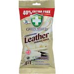 Green Shield Leather Wipes 70 Pack