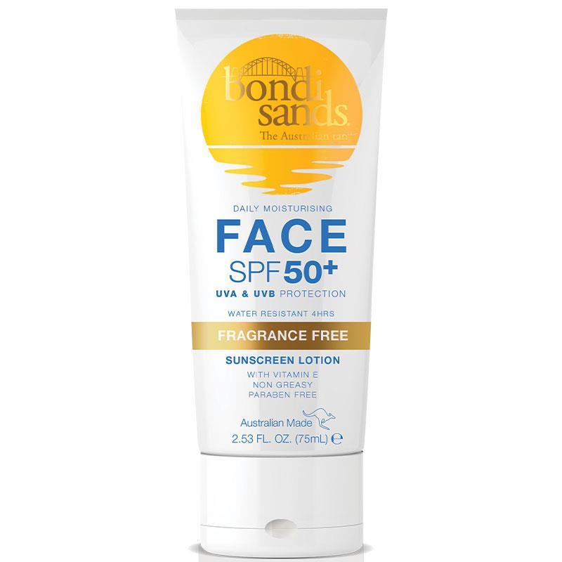Buy Bondi Sands Daily Moisturising Face SPF 50+ Sunscreen Lotion Fragrance Free 75ml Online at 