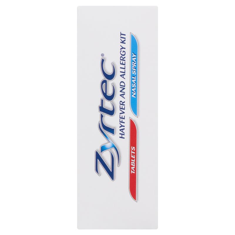 Buy Zyrtec Hayfever Antihistamine Tablets & Nasal Spray Kit Online at