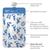 Cherub Baby On the Go Mini Food Pouches Toucan Blue & Rainforest Green 10 Pack