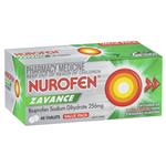 Nurofen Zavance Fast Pain Relief Tablets 48 pack 256mg Ibuprofen