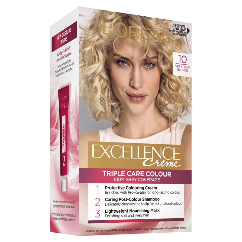 Buy L'Oreal Excellence Creme 10 Very Light Blonde Hair Colour Online at  Chemist Warehouse®