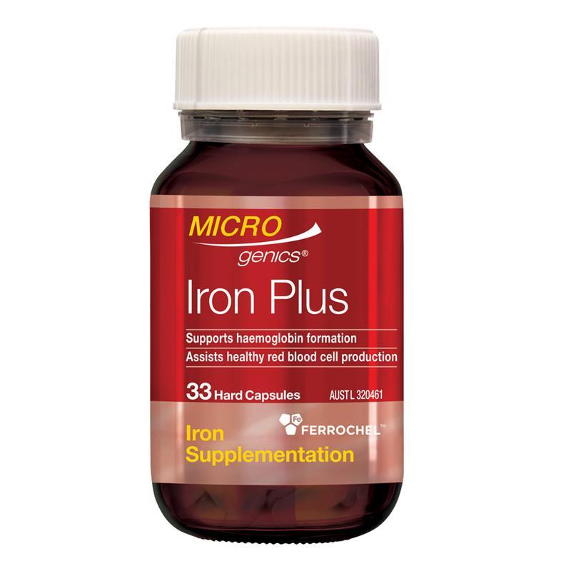 Microgenics Iron Plus 33 Capsules
