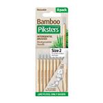 Piksters Bamboo Inter Brush 8 Pack Size 2 Online Only
