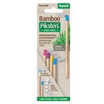 Piksters Bamboo Inter Brush Right Angle 4 Pack Variety Online Only