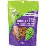 Healthy Way Super Chilli and Lime Soy Crisps With Cashews 150g