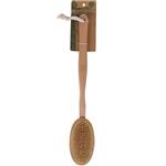 Natural Beauty Bamboo Bath Brush with Long Wooden Handle