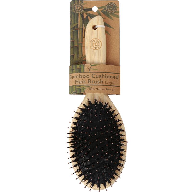 Buy Natural Beauty Bamboo Cushion Hair Brush Large Online at Chemist  Warehouse®