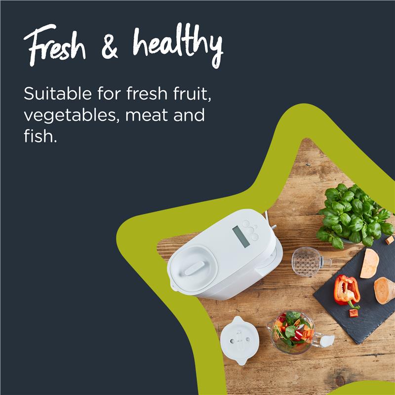 Buy Tommee Tippee QuickCook Baby Food Maker, Blender and Steamer, Food