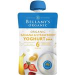 Bellamys Banana & Strawberry Yoghurt with DHA 120g